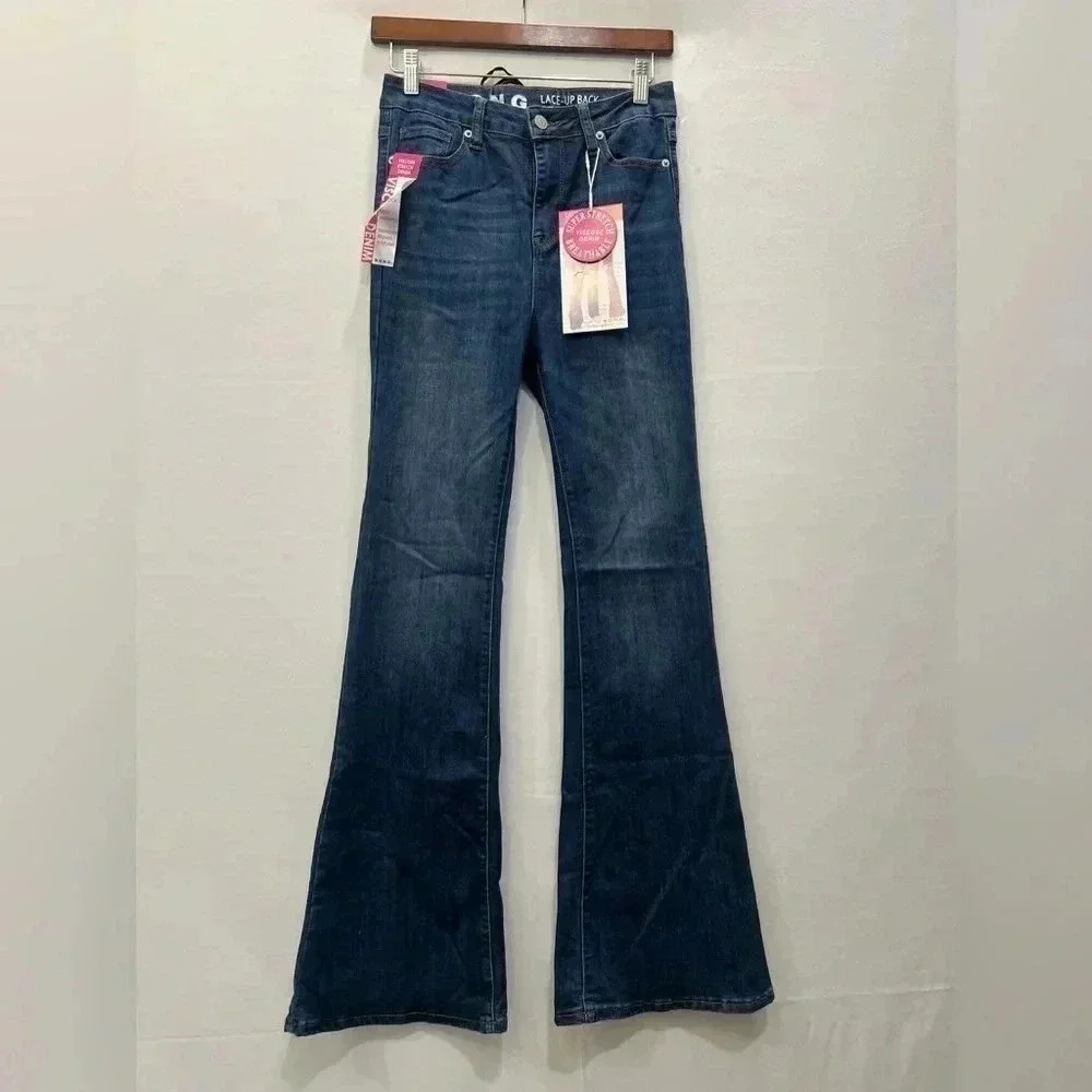 S.O.N.G. Lace Up Back Fit and Flare Jeans - Size 1 - Brand New​​